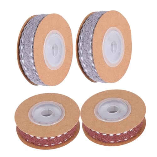 Gogogmee 4 Rollen Selbstklebende Baumwoll Spitzenbänder pro Farblich Gemischt Vielseitige Geschenkverpackungsbänder für DIY Basteln Party und Wohnaccessoires Gogogmee 4 Rollen Selbstklebende Baumwoll Spitzenbänder pro Farblich Gemischt Vielseitige Geschenkverpackungsbänder für DIY Basteln Party und Wohnaccessoires von Gogogmee