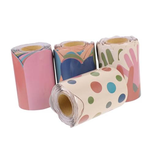 Gogogmee 4 Rollen Selbstklebender Wasserdichter Bulletin Board Border Sticker Abnehmbar Stabile und Leichte Dekoration für Klassenzimmer Büro und Zuhause Individuell Zuschneidbar DIY Gogogmee 4 Rollen Selbstklebender Wasserdichter Bulletin Board Border Sticker Abnehmbar Stabile und Leichte Dekoration für Klassenzimmer Büro und Zuhause Individuell Zuschneidbar DIY von Gogogmee