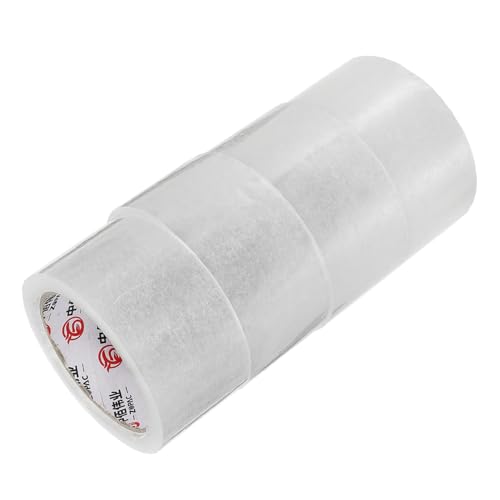 Gogogmee 4 Rollen Transparentes Packband Klebeband für Kartonversand und Verpackung Hochwertiges Stark Haftendes Klebeband Sicheren Verschließen von Paketen von Gogogmee
