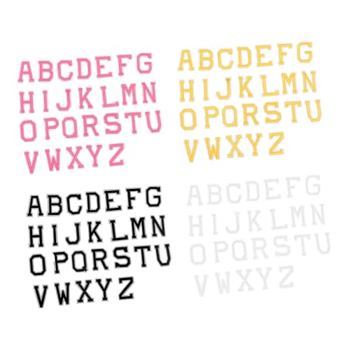 Gogogmee 4 Sätze Bügelbuchstaben Aufnäher Alphabet Patches DIY Stoffbuchstaben Aufbügeln Kleidung Reparatur Zubehör in Dunkel Gelb für Jacken Hosen Taschen Gogogmee 4 Sätze Bügelbuchstaben Aufnäher Alphabet Patches DIY Stoffbuchstaben Aufbügeln Kleidung Reparatur Zubehör in Dunkel Gelb für Jacken Hosen Taschen von Gogogmee