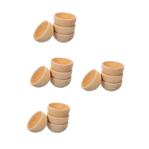 Gogogmee 4 Sätze Diy Holzschalen Set Unbemalt Für Kreative Bastelprojekte Lackierbar Für Erwachsene Hochwertigem Holz Für Dekorationen 4 Stück * 4 Gogogmee 4 Sätze Diy Holzschalen Set Unbemalt Für Kreative Bastelprojekte Lackierbar Für Erwachsene Hochwertigem Holz Für Dekorationen 4 Stück * 4 von Gogogmee