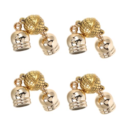 Gogogmee 4 Stk. Teiliges Diy Schmuck Magnetverschluss Starker und Sicherer Magnetverschluss Vielseitig für Halsketten und Schals Einfacher Verschluss Modisches Accessoire für Alltag und Gogogmee 4 Stk. Teiliges Diy Schmuck Magnetverschluss Starker und Sicherer Magnetverschluss Vielseitig für Halsketten und Schals Einfacher Verschluss Modisches Accessoire für Alltag und von Gogogmee