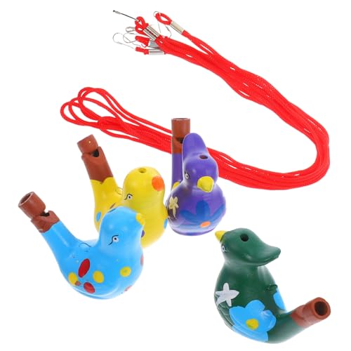 Gogogmee 4 Stück Bunte Keramik Vogelpfeifen Cartoon Pfeifen für Partyspaß und Bademusikrobust Sicher für Erwachsene Gogogmee 4 Stück Bunte Keramik Vogelpfeifen Cartoon Pfeifen für Partyspaß und Bademusikrobust Sicher für Erwachsene von Gogogmee