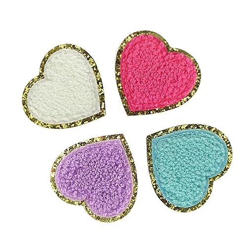 Gogogmee 4 Stück Dekorative Pack Aufnäher Polyester für Kleidung Hüte und Jacken Multifunktionale Herz Patches Zufälligen Farben für Diy Projekte Zufällige Farbe Gogogmee 4 Stück Dekorative Pack Aufnäher Polyester für Kleidung Hüte und Jacken Multifunktionale Herz Patches Zufälligen Farben für Diy Projekte Zufällige Farbe von Gogogmee