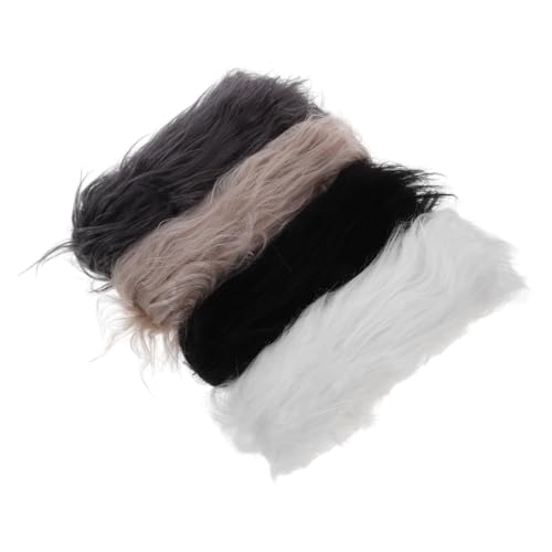 Gogogmee 4 Stück Kunstfellband Flauschige DIY Bastelstreifen für Dekoration Kunstpelz Stoff für Puppen Weihnachtsmann und Cosplay Khaki pro Stück Gogogmee 4 Stück Kunstfellband Flauschige DIY Bastelstreifen für Dekoration Kunstpelz Stoff für Puppen Weihnachtsmann und Cosplay Khaki pro Stück von Gogogmee