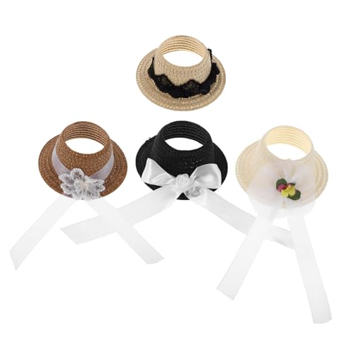 Gogogmee 4 Stück Mini Puppenhüte mit Schleifen Leichte Stoffkappen für DIY Basteln Kreative für Rollenspiele und Festliche Dekorationen Gogogmee 4 Stück Mini Puppenhüte mit Schleifen Leichte Stoffkappen für DIY Basteln Kreative für Rollenspiele und Festliche Dekorationen von Gogogmee