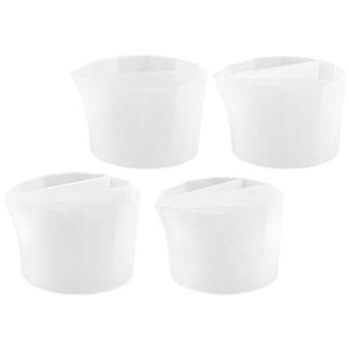 Gogogmee 4 Stück Silikon Gießbecher Set Pigment Mischbecher für Kunstbedarf für Epoxidharz und DIY Projekte Praktisch und Benutzerfreundlich für Anfänger und Profis von Gogogmee