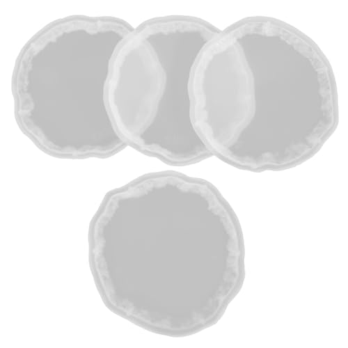 Gogogmee 4 Stück Silikonform Untersetzer Oval und Kristallklar Wiederverwendbar DIY Gießform für Epoxidharz Coaster Basteln Kreative Heimdekoration Gogogmee 4 Stück Silikonform Untersetzer Oval und Kristallklar Wiederverwendbar DIY Gießform für Epoxidharz Coaster Basteln Kreative Heimdekoration von Gogogmee