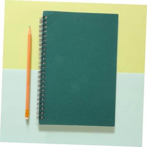 Gogogmee 4 Stück Spiral Notizblock Kraftpapier Blätter Linierte Notizbücher Tragbares Planer Notizheft mit Coilbindung für Schule Büro und Zuhause von Gogogmee