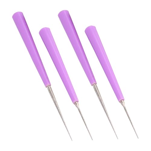 Gogogmee 4 Stück Teiliges Handbohrer für Schmuckherstellung Präzises Reibewerkzeug aus Kunststoff Vielseitig Einsetzbar für Perlen Edelsteine Anfänger DIY Crafting von Gogogmee