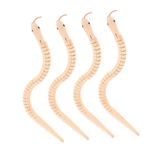 Gogogmee 4 Stück Teiliges Holzspielzeug Schlange mit Flexiblen Gelenken Unbemalt zum Bemalen Fördert Kreativität und Feinmotorik Langlebiges Naturholz für Ab Jahren Gogogmee 4 Stück Teiliges Holzspielzeug Schlange mit Flexiblen Gelenken Unbemalt zum Bemalen Fördert Kreativität und Feinmotorik Langlebiges Naturholz für Ab Jahren von Gogogmee