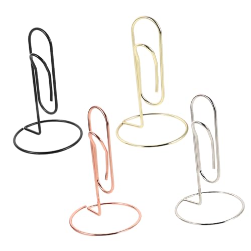 Gogogmee 4 Stück Teiliges Memo Clip Metall Visitenkartenhalter Stabil Handlich für Büro Meetings Professionelle Namensschild Notizenhalter Praktisch Reisefreundlich Gogogmee 4 Stück Teiliges Memo Clip Metall Visitenkartenhalter Stabil Handlich für Büro Meetings Professionelle Namensschild Notizenhalter Praktisch Reisefreundlich von Gogogmee
