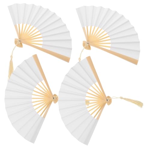 Gogogmee 4 Stück Teiliges Miniatur Faltfächer aus Papier Handliche Kleine DIY Puppenfächer im Chinesischen Stil Lebendige Farben für Puppen Dekoration und Fotorequisiten Gogogmee 4 Stück Teiliges Miniatur Faltfächer aus Papier Handliche Kleine DIY Puppenfächer im Chinesischen Stil Lebendige Farben für Puppen Dekoration und Fotorequisiten von Gogogmee