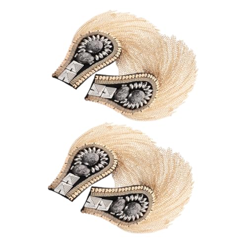 Gogogmee 4 Stück Teiliges Schulterquasten mit Nieten Dekorative Punk Epauletten für Jacken Vintage Fransen Schulterklappen für Kostüme Partys und Steampunk Outfits Einfache Anbringung Gogogmee 4 Stück Teiliges Schulterquasten mit Nieten Dekorative Punk Epauletten für Jacken Vintage Fransen Schulterklappen für Kostüme Partys und Steampunk Outfits Einfache Anbringung von Gogogmee