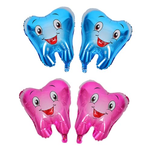 Gogogmee 4 Stück Zahnförmige Aluminiumfolie luftballons Shower Partydeko Cartoon Design Langlebig und Einfach Aufzublasen für Zahnfeier Geburtstagsdeko Kinderparty Gogogmee 4 Stück Zahnförmige Aluminiumfolie luftballons Shower Partydeko Cartoon Design Langlebig und Einfach Aufzublasen für Zahnfeier Geburtstagsdeko Kinderparty von Gogogmee