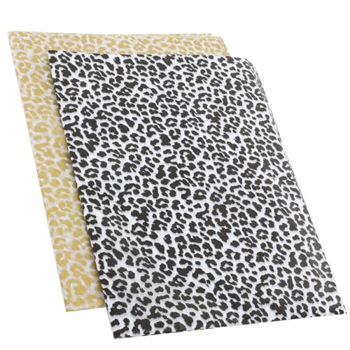 Gogogmee 40 Blatt Geschenkpapier für Kleidung und Schuhe Ultra Dünnes Wasserfestes Seidenpapier mit Leopardenmuster Schwarz Gold für DIY Projekte und Verpackung Gogogmee 40 Blatt Geschenkpapier für Kleidung und Schuhe Ultra Dünnes Wasserfestes Seidenpapier mit Leopardenmuster Schwarz Gold für DIY Projekte und Verpackung von Gogogmee
