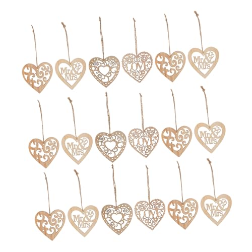 Gogogmee 40 Stück Herzförmige Holzanhänger Holzdeko zum Hängen Valentinstag Hochzeit Party Deko für Wand Geschenkanhänger und DIY Basteln Gogogmee 40 Stück Herzförmige Holzanhänger Holzdeko zum Hängen Valentinstag Hochzeit Party Deko für Wand Geschenkanhänger und DIY Basteln von Gogogmee