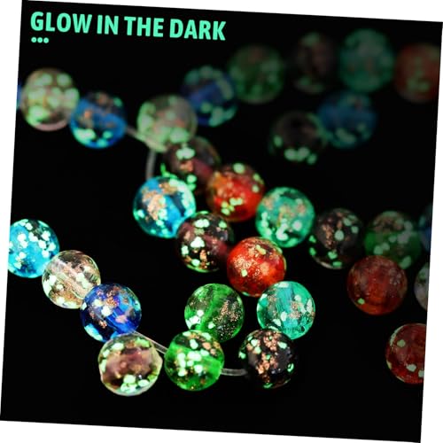 Gogogmee 40 Stück Leuchtende Glasperlen Runde Kleine Perlen zum Basteln Schmuckherstellung DIY Glow in The Dark Robust und Vielseitig Gogogmee 40 Stück Leuchtende Glasperlen Runde Kleine Perlen zum Basteln Schmuckherstellung DIY Glow in The Dark Robust und Vielseitig von Gogogmee