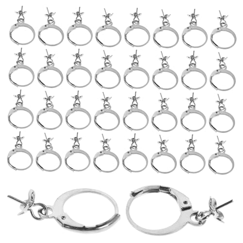 Gogogmee 40 Stück Ohrring Zubehör Aus Edelstahl Schmuck Ohrringe Runde Ohrhaken Runde Ohrhaken Mit Hebelverschluss Runder Ohrringverschluss Edelstahl Ohrringdraht DIY Gogogmee 40 Stück Ohrring Zubehör Aus Edelstahl Schmuck Ohrringe Runde Ohrhaken Runde Ohrhaken Mit Hebelverschluss Runder Ohrringverschluss Edelstahl Ohrringdraht DIY von Gogogmee