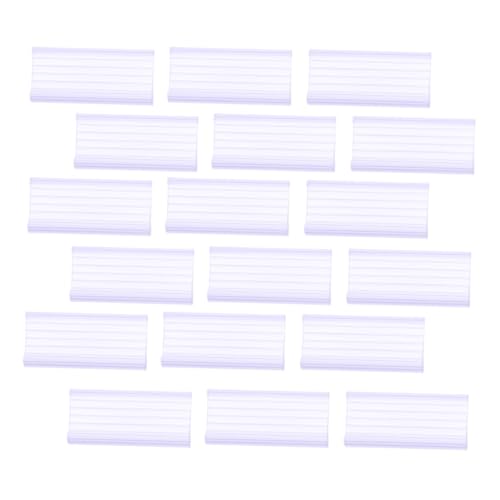 Gogogmee 40 Stück PVC Transparente Preisschildhalter Clips für Drahtkörbe Gebogener Preisschildständer Langlebiger Regal Preisschildhalter für Supermärkte und Einzelhandel Lang Passend für Gogogmee 40 Stück PVC Transparente Preisschildhalter Clips für Drahtkörbe Gebogener Preisschildständer Langlebiger Regal Preisschildhalter für Supermärkte und Einzelhandel Lang Passend für von Gogogmee