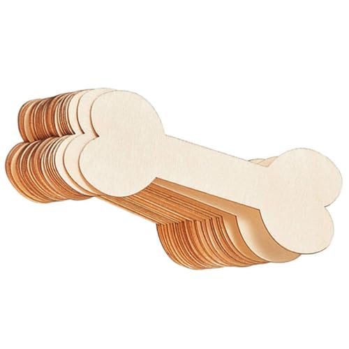 Gogogmee 40 Stück Teiliges Holz Dog Bone Form aus Naturbelassenem Leichtem Holz Glatt und Bruchfest für DIY Geschenkanhänger Graffiti Bastelprojekte und Wohnaccessoires Gogogmee 40 Stück Teiliges Holz Dog Bone Form aus Naturbelassenem Leichtem Holz Glatt und Bruchfest für DIY Geschenkanhänger Graffiti Bastelprojekte und Wohnaccessoires von Gogogmee