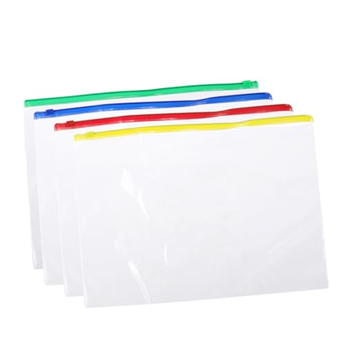 Gogogmee 40 Stück Teiliges PVC Dokumentenmäppchen mit Reißverschluss Wasserfeste Kunststoff Organizer Taschen in Rot Gelb Blau Grün Vielseitig für Akten Belege und Unterlagen Gogogmee 40 Stück Teiliges PVC Dokumentenmäppchen mit Reißverschluss Wasserfeste Kunststoff Organizer Taschen in Rot Gelb Blau Grün Vielseitig für Akten Belege und Unterlagen von Gogogmee