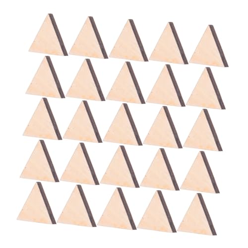 Gogogmee 40 Stück Unvollendete Holzdreiecke Robustem Holz für DIY Projekte Kreative Dekorationen und Gewerbliche Nutzung Unbemalt Vielseitig Einsetzbar von Gogogmee