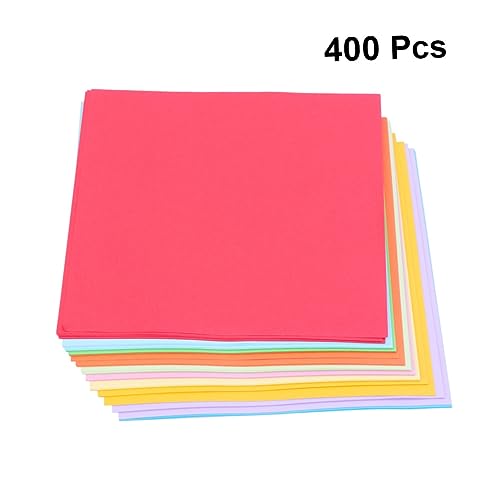 Gogogmee 400 Blatt Handarbeit Papier Buntpapier Faltpapier für Origami DIY Basteln Schule Party Dekoration Mixfarben Gogogmee 400 Blatt Handarbeit Papier Buntpapier Faltpapier für Origami DIY Basteln Schule Party Dekoration Mixfarben von Gogogmee