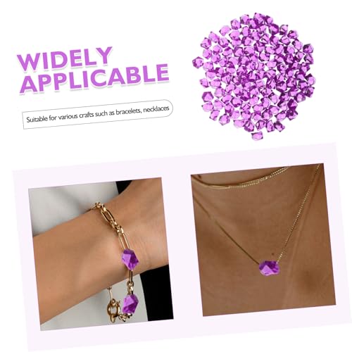 Gogogmee 400stücke Acrylperlen Mit Facettierter Oberfläche Farbige Abstandsperlen Für Diy-schmuckherstellung Bastelperlen Und Haarschmuck von Gogogmee