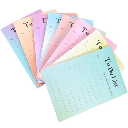 Gogogmee 400 Stück Teiliges Buntes Memo notizblock Selbstklebende To do listen Haftnotizen Kleine Kawaii Schreibpads für Büro Schule und Organisation Abziehbare Rückstandsfreie von Gogogmee