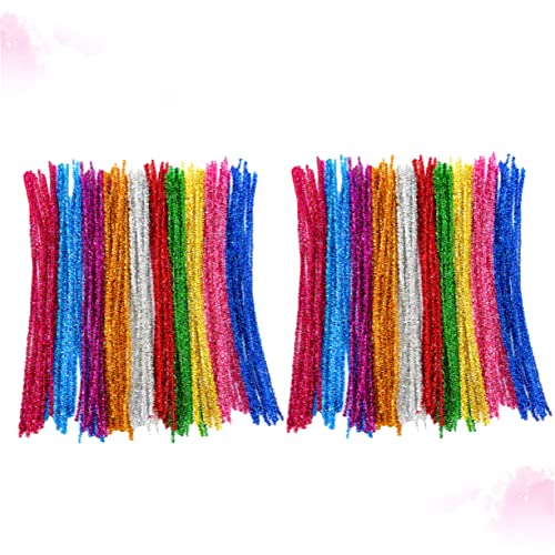 Gogogmee 400Stücke Bunte DIY Twisted Sticks Biegsame Glitzerstäbe für Kreative Bastelprojekte und Partydekorationen Mixed Color von Gogogmee