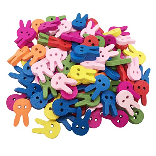 Gogogmee 400Stücke Bunte Kaninchenknöpfe DIY Nähknöpfe für Bastelprojekte Süße Holzknöpfe Verschiedenen Designs für Nähen Stricken und Scrapbooking Gogogmee 400Stücke Bunte Kaninchenknöpfe DIY Nähknöpfe für Bastelprojekte Süße Holzknöpfe Verschiedenen Designs für Nähen Stricken und Scrapbooking von Gogogmee