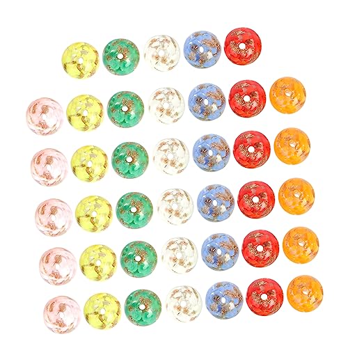 Gogogmee 40Stücke Glasperlen DIY Material für Schmuckherstellung Handgemachte Charm Spacer für Armbänder und Hochwertige Verarbeitung Vielseitige Bastelperlen von Gogogmee