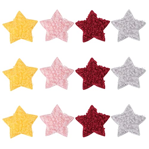 Gogogmee 40Stücke Sternpatches Handgefertigte Kopfschmuck Accessoires zur Bekleidungsdekoration für Kinderkunsthandwerke Langlebige Materialien und Vielseitige Anwendungen von Gogogmee