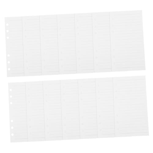 Gogogmee 45Blätter Nachfüllpapier Notizblockpapier Liniertes für Ordner Leicht Transportierbar für Notizen Budgetplanung und Kreative Zwecke von Gogogmee