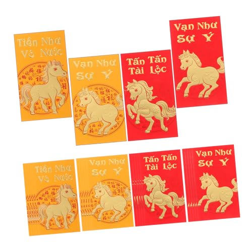 Gogogmee 48 Stück Teiliges Rote Umschläge Jahr Des Pferdes Papier Hong Bao Geldumschläge Traditionelle Lunar Neues Jahr Geschenkumschläge Langlebig Künstlerisch Gestaltet Gogogmee 48 Stück Teiliges Rote Umschläge Jahr Des Pferdes Papier Hong Bao Geldumschläge Traditionelle Lunar Neues Jahr Geschenkumschläge Langlebig Künstlerisch Gestaltet von Gogogmee