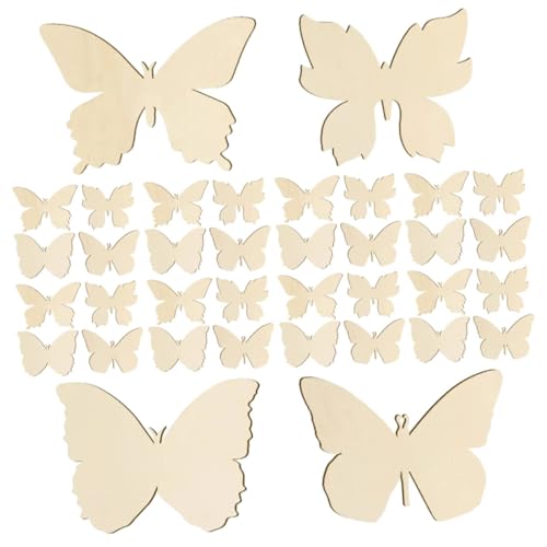 Gogogmee 48 Stück Teiliges Unbemalter Holz schmetterlinge zum Basteln Blanke Holzscheiben für DIY Malerei Kreative Holzdekoration Vielseitige Bastelholz schmetterlinge für Erwachsene Gogogmee 48 Stück Teiliges Unbemalter Holz schmetterlinge zum Basteln Blanke Holzscheiben für DIY Malerei Kreative Holzdekoration Vielseitige Bastelholz schmetterlinge für Erwachsene von Gogogmee
