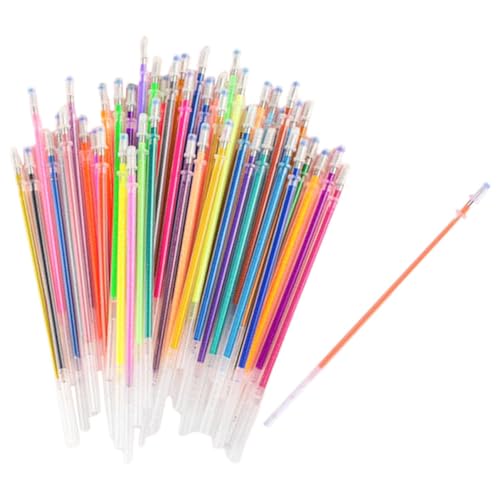 Gogogmee 48Stücke Gelstift Nachfüllminen Bunte Stiftminen für Büro und Schule Langlebig und Tragbar Geeignet für Glitzer und Kugelschreiber Perfektes Schreibzubehör für Bedarf von Gogogmee