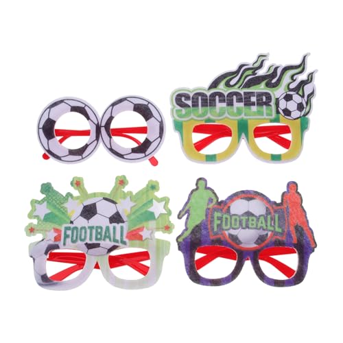 Gogogmee 4Pcs Favor Party Fußball Foto Feier Liefert Fußball Geburtstage Stand Dekorative Brillen Für Dekorationen Neuheit Cup Gastgeschenke Requisiten Wort Brillen Fans Gogogmee 4Pcs Favor Party Fußball Foto Feier Liefert Fußball Geburtstage Stand Dekorative Brillen Für Dekorationen Neuheit Cup Gastgeschenke Requisiten Wort Brillen Fans von Gogogmee