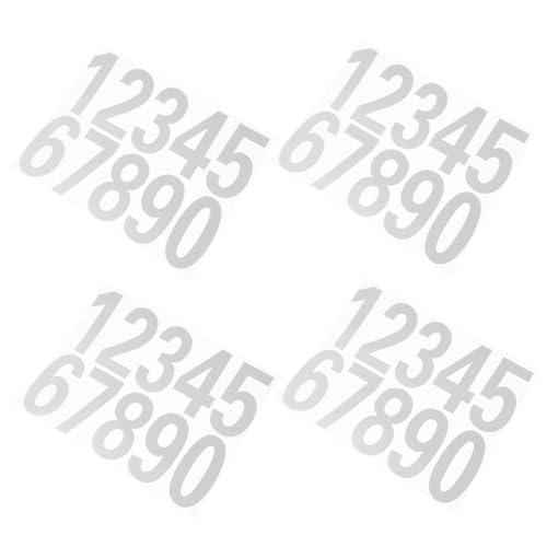 Gogogmee 4Sätze Reflektierende Nummernaufkleber Selbstklebende Wasserdichte Vinyl Sticker für Briefkästen Türen und Autos Einfach zu Platzieren für Hausnummern Gogogmee 4Sätze Reflektierende Nummernaufkleber Selbstklebende Wasserdichte Vinyl Sticker für Briefkästen Türen und Autos Einfach zu Platzieren für Hausnummern von Gogogmee