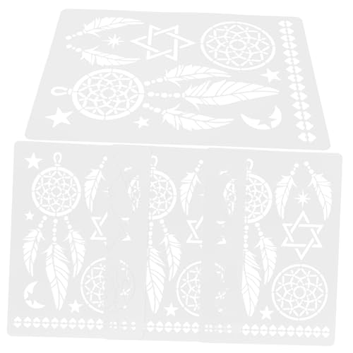Gogogmee 4Stücke Mandala Wandmalerei Schablonen Wiederverwendbare DIY Vorlagen für Wand und Bodenmalerei Farbschablonen Hochwertigem Pet Material Gogogmee 4Stücke Mandala Wandmalerei Schablonen Wiederverwendbare DIY Vorlagen für Wand und Bodenmalerei Farbschablonen Hochwertigem Pet Material von Gogogmee