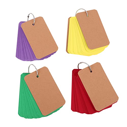 Gogogmee 4Stücke Teilige Schlüsselanhänger Mini Notizblöcke Kreative Tragbare Memo Pads für Schule Büro und Studium Wiederverwendbar ohne zu Hinterlassen von Gogogmee