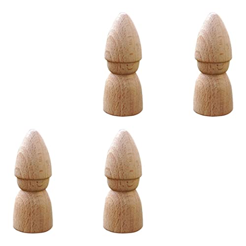 Gogogmee 4Stücke Teiliges Holzpuppen zum Malen für DIY Bastelzubehör für Kreative Handwerksprojekte mit Farben und Markern Holzfiguren für Jungen und Mädchen Ab Jahren Gogogmee 4Stücke Teiliges Holzpuppen zum Malen für DIY Bastelzubehör für Kreative Handwerksprojekte mit Farben und Markern Holzfiguren für Jungen und Mädchen Ab Jahren von Gogogmee