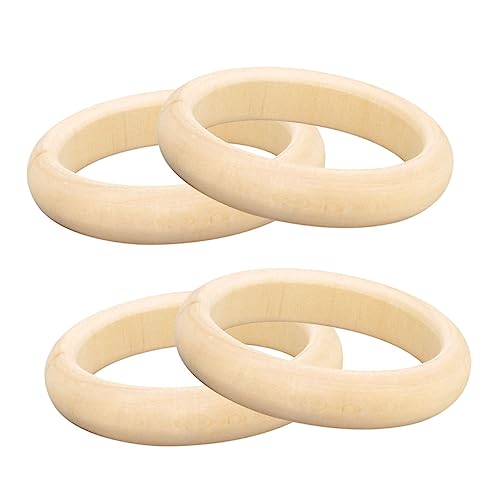 Gogogmee 4Stücke Unfertige Holzarmbänder für DIY Malen und Gestalten Holzringe für Kreative Bastelprojekte für Geburtstage und Feiertage Gogogmee 4Stücke Unfertige Holzarmbänder für DIY Malen und Gestalten Holzringe für Kreative Bastelprojekte für Geburtstage und Feiertage von Gogogmee