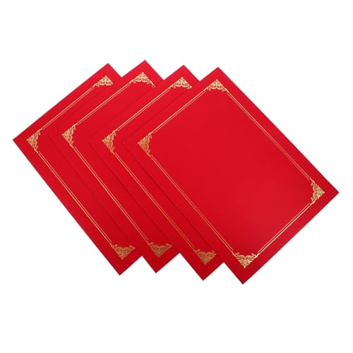 Gogogmee 4Stücke Urkundenhülle Zertifikatsinhaber Kreative Dokumentenmappe Für Zuhause Büro Und Geschäft Design Schutz Präsentation Von Zeugnissen von Gogogmee