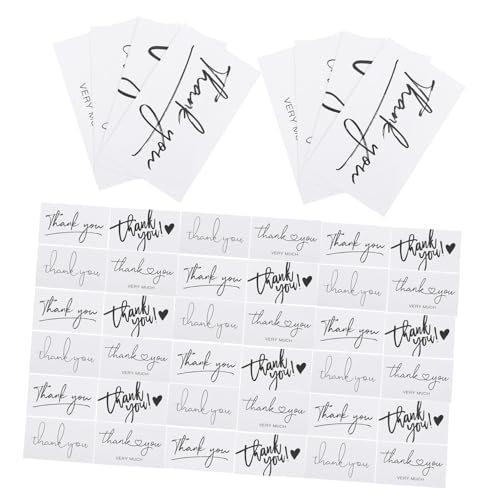 Gogogmee 4Taschen Dankeskarten Geschenkkarten für Babyparty Hochzeit Unternehmen Verschiedenen Designs für Einzelhandel Online Shops von Gogogmee