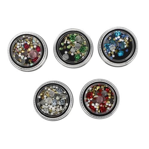 Gogogmee 5 Boxen Rhinestone Nail Charms Blumen Nail Art Dekorationen für Kreative Nagelgestaltungen Geeignet für DIY Nagelkunst und Vielseitige Anwendungen Gogogmee 5 Boxen Rhinestone Nail Charms Blumen Nail Art Dekorationen für Kreative Nagelgestaltungen Geeignet für DIY Nagelkunst und Vielseitige Anwendungen von Gogogmee