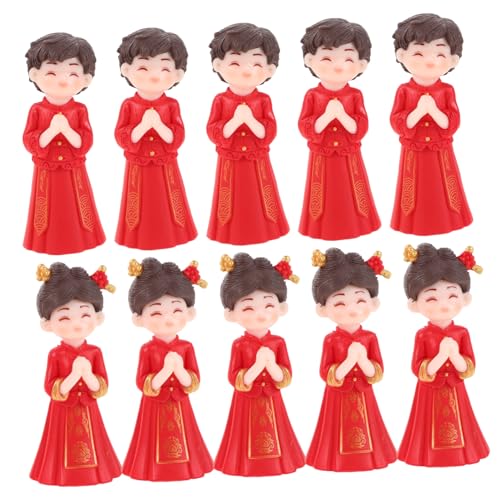 Gogogmee 5 Paare Mikro-Landschaftsdekoration chinesische hochzeitstischdekoration Hochzeitsfiguren Hochzeitspaar Figur Chinesische Ornamente Hochzeitspaarfiguren Hochzeitsdekoration PVC rot Gogogmee 5 Paare Mikro-Landschaftsdekoration chinesische hochzeitstischdekoration Hochzeitsfiguren Hochzeitspaar Figur Chinesische Ornamente Hochzeitspaarfiguren Hochzeitsdekoration PVC rot von Gogogmee