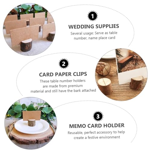 Gogogmee 5 Sätze Holz Notizhalter Memo Organizer Tischkartenhalter mit Kartenschlitz für Fotos Menükarten Namensschilder Restaurant Büro Tischdeko Gogogmee 5 Sätze Holz Notizhalter Memo Organizer Tischkartenhalter mit Kartenschlitz für Fotos Menükarten Namensschilder Restaurant Büro Tischdeko von Gogogmee
