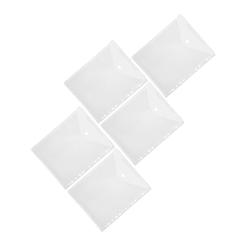 Gogogmee 5 Stück Dokumententaschen Transparent Multi Funktionale Aktenprotektoren für Büro Fotos und Postkarten Wiederverwendbar mit Blattsystem Gogogmee 5 Stück Dokumententaschen Transparent Multi Funktionale Aktenprotektoren für Büro Fotos und Postkarten Wiederverwendbar mit Blattsystem von Gogogmee